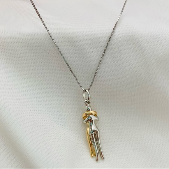 Dancing Couple Necklace - Picture 7 of 9